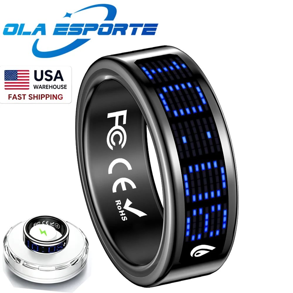 R12 Smart Ring Touch Display Health Monitor - Image 1