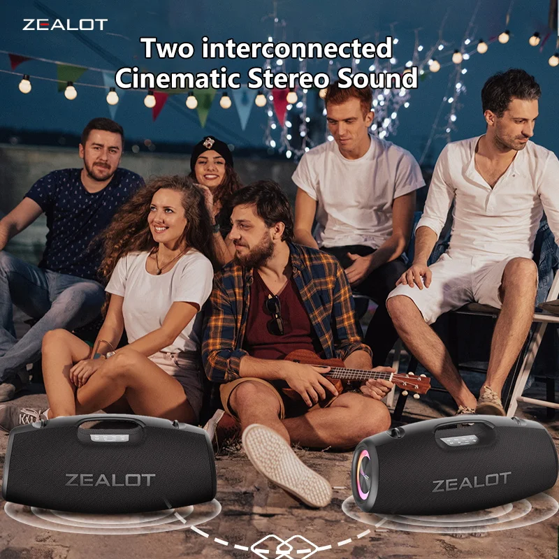 ZEALOT S78 160W Portable Bluetooth Speaker - Image 2