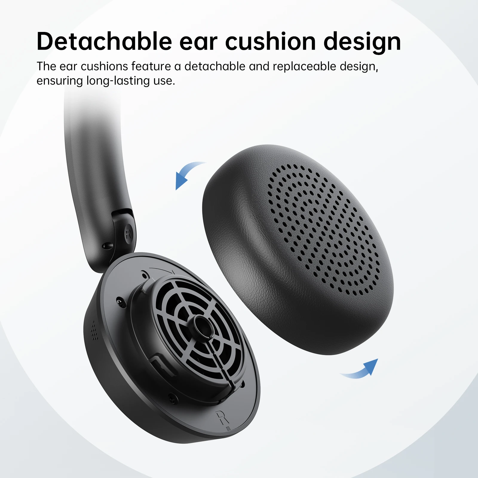 EKSA H35 Bluetooth Wireless Headset ENC Microphone - Image 2
