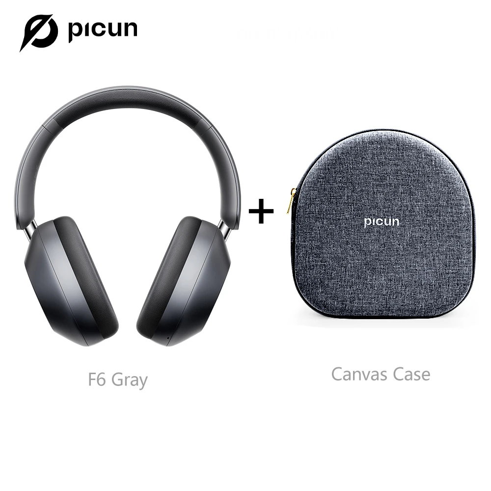 Picun F6 ANC Wireless Headphones 3D Audio - Image 1