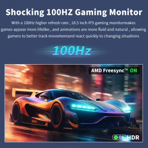HGFRTEE 18.5" 100Hz Portable Gaming Monitor - Thumbnail Image 2
