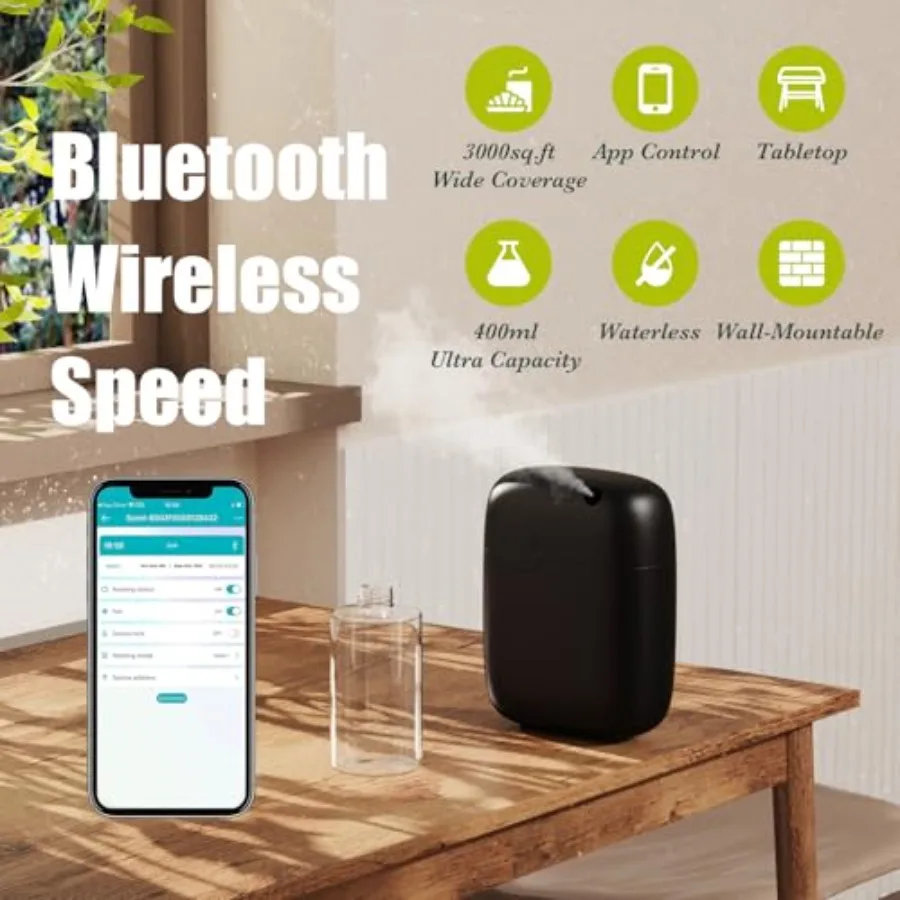 Hotel Waterless Aroma Diffuser Bluetooth Control - Image 2