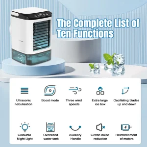 Mini Portable Evaporative Air Cooler Fan - Thumbnail Image 3
