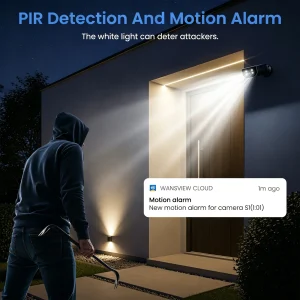 Wansview 2K Solar Outdoor Security Camera - Thumbnail Image 2
