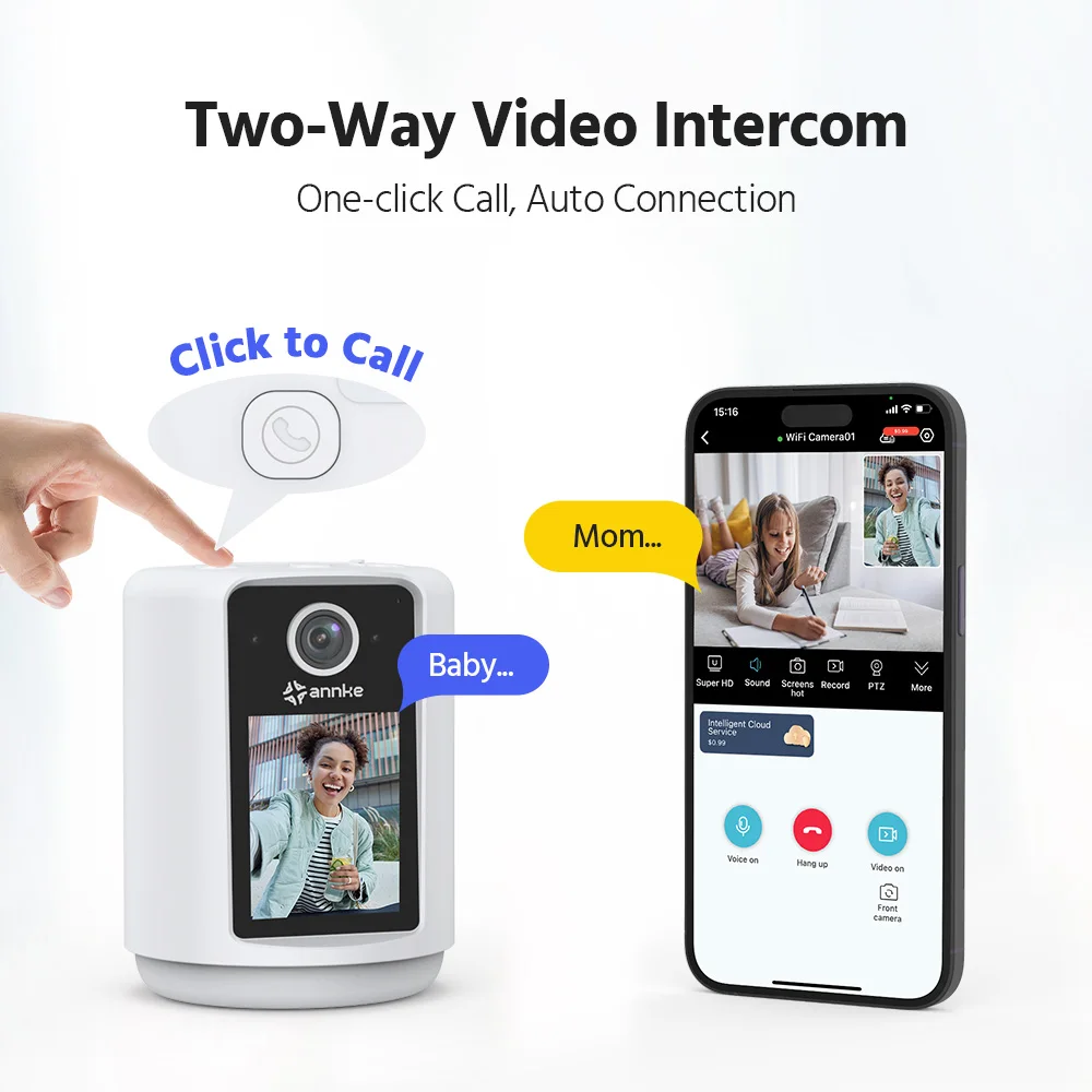 ANNKE 2K Smart Video Calling Camera - Image 2