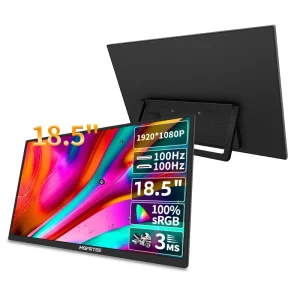 HGFRTEE 18.5" 100Hz Portable Gaming Monitor