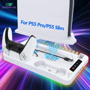 GAMINJA P58 PS5 RGB Cooling Stand Charger