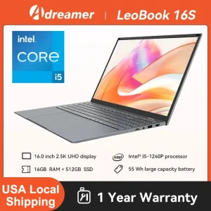 16-Inch Intel i5 Windows 11 Laptop