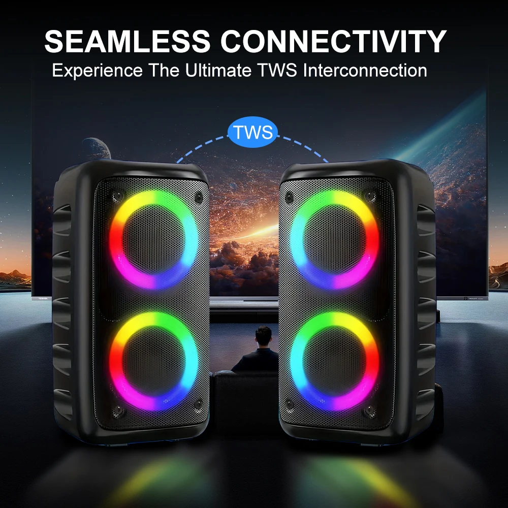 ZNLYRION HY-3317 Portable Karaoke Speaker - Image 3
