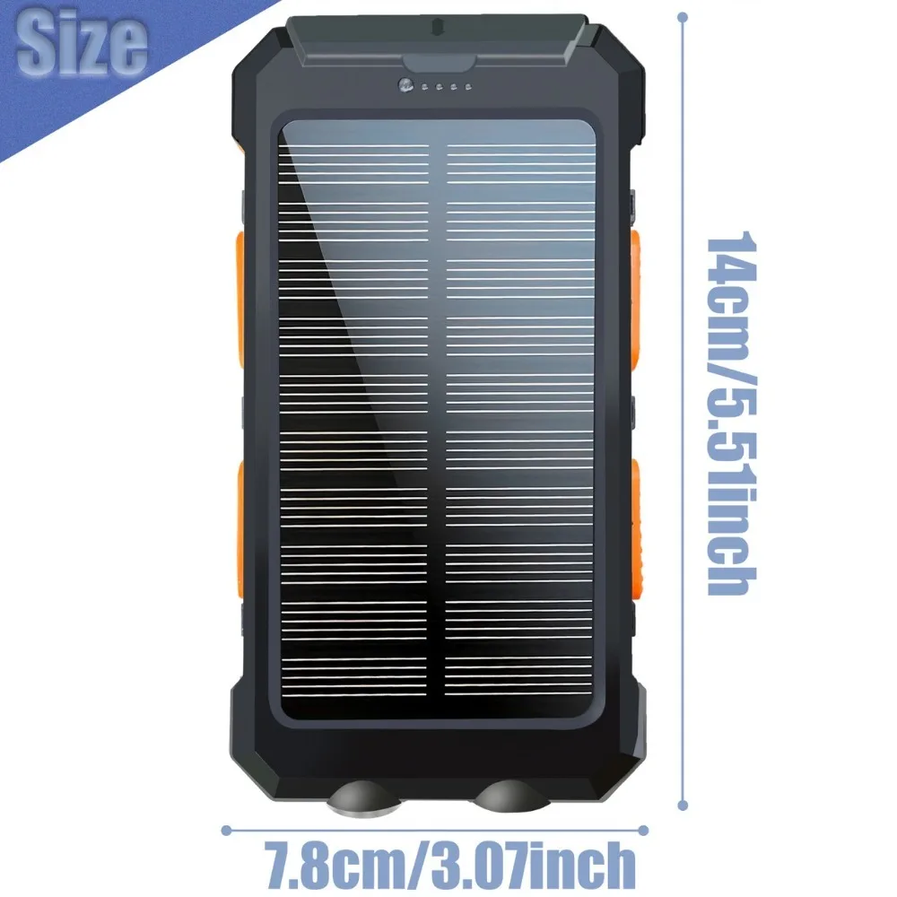 Solar Power Bank 20000mAh Portable Charger - Image 2