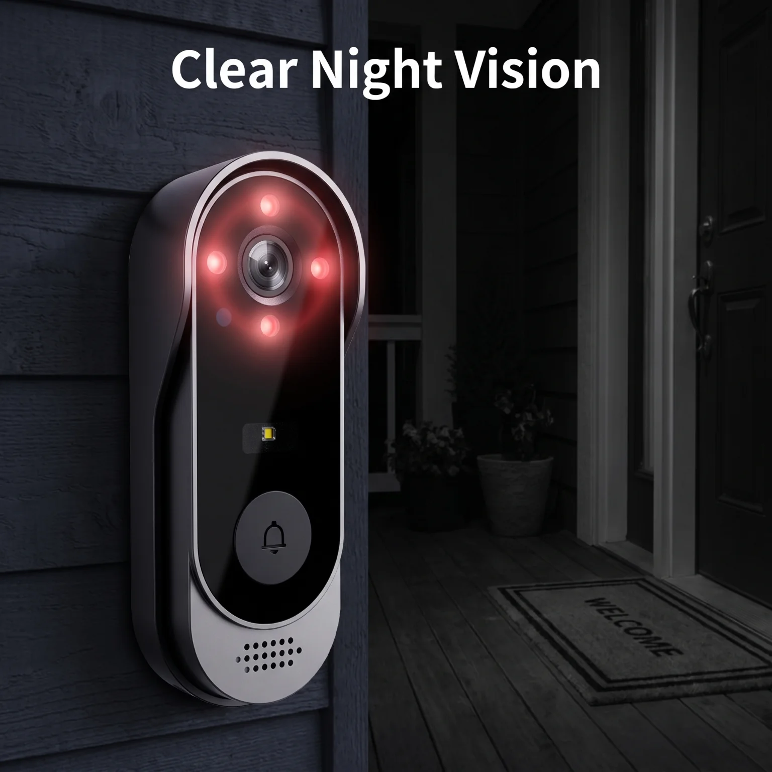 Wireless Video Intercom Doorbell Monitor System - Image 3