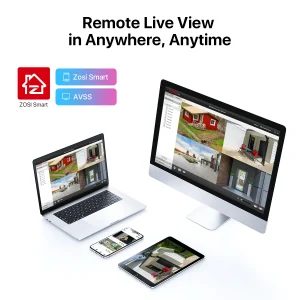 ZOSI 3K 8CH AI Security Camera System - Thumbnail Image 3