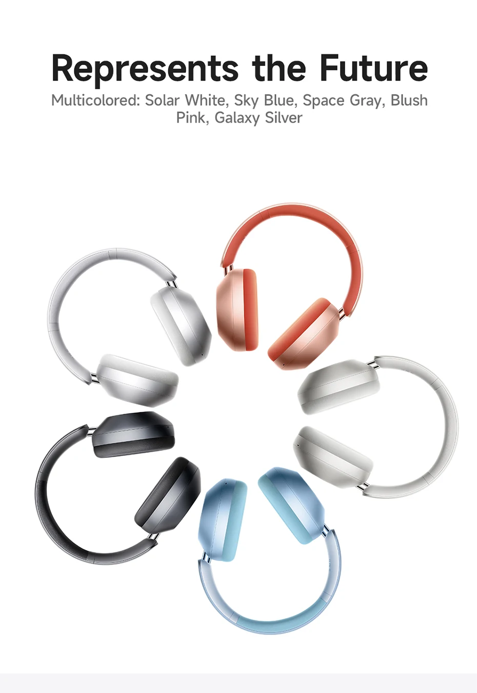 Picun F6 ANC Wireless Headphones 3D Audio - Image 2
