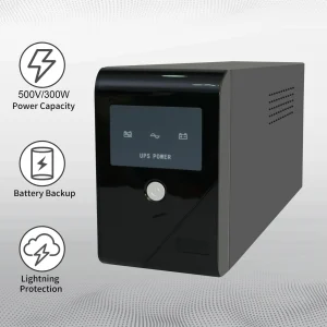 500VA 300W UPS Battery Backup System