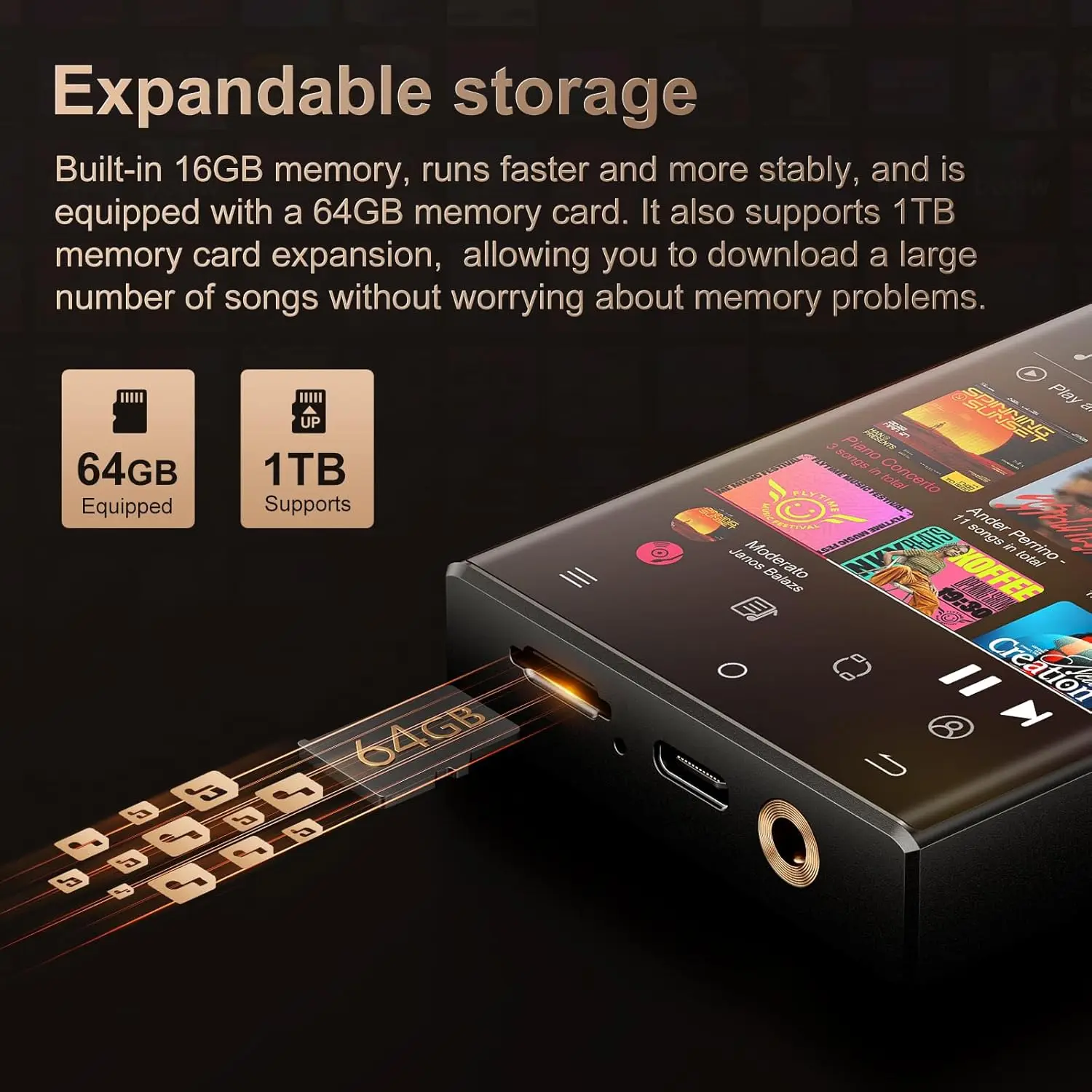 Oilsky Hi-Fi Bluetooth WiFi MP3 Player - Image 4