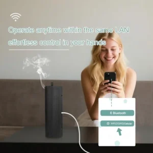 Scent Diffuser Starter Kit - Aroma Waterless Essential Oil Diffuser for Home, Air Diffuser for Large Room, 3200 Sq.Ft Coverage - Thumbnail Image 2