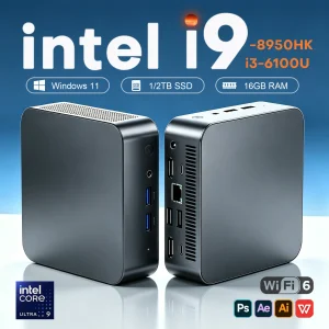 Intel Core i9 Mini PC Windows 11 Pro 16GB