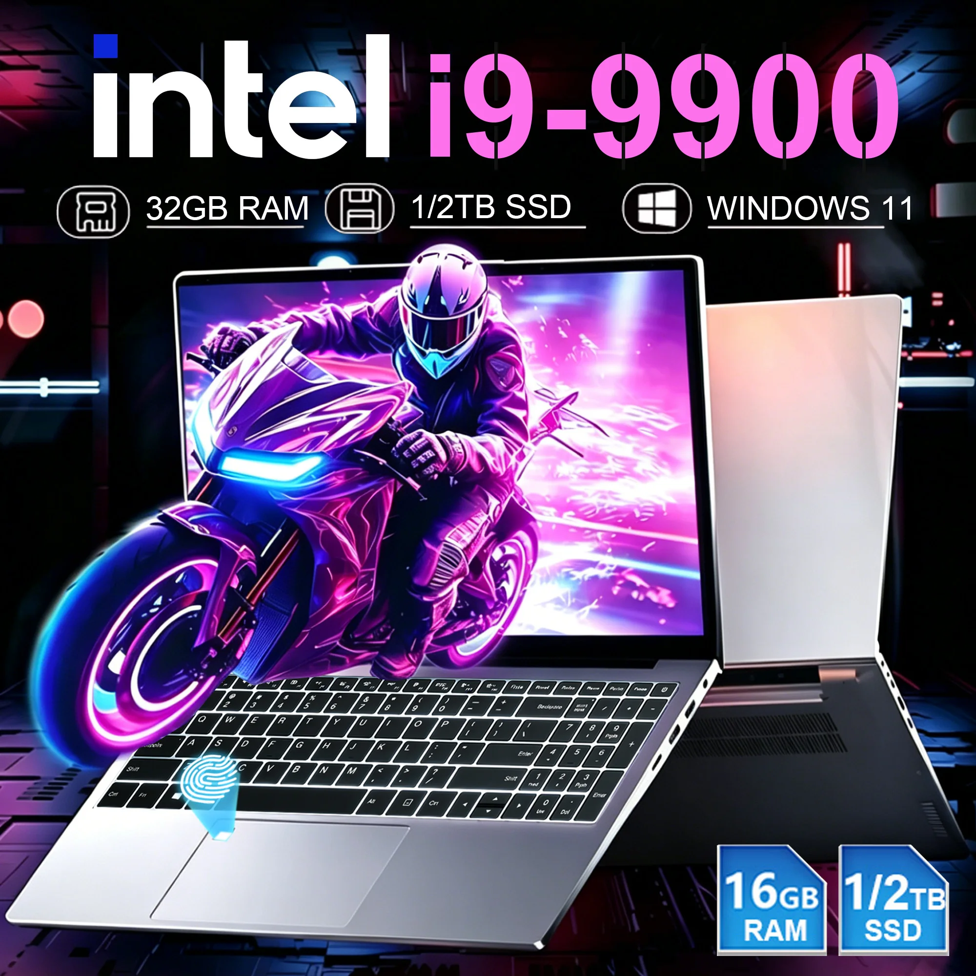Intel Core i9-9900 15.6" Windows 11 Laptop - Image 1