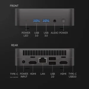 Intel Core i9 Mini PC Windows 11 Pro 16GB - Thumbnail Image 3